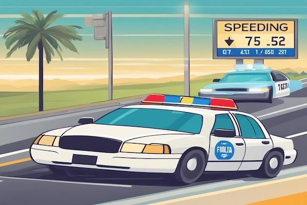 Speeding violation ticket in Florida